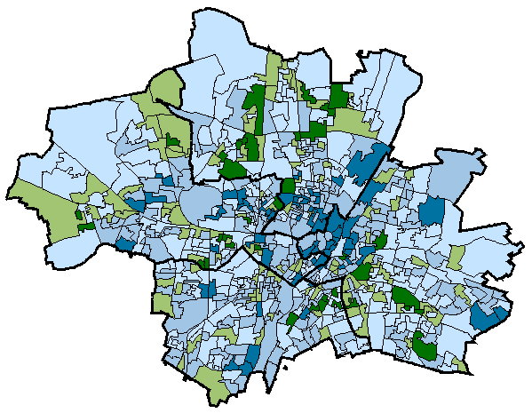 GRÜNE nach Veränderungen gegenüber 2002