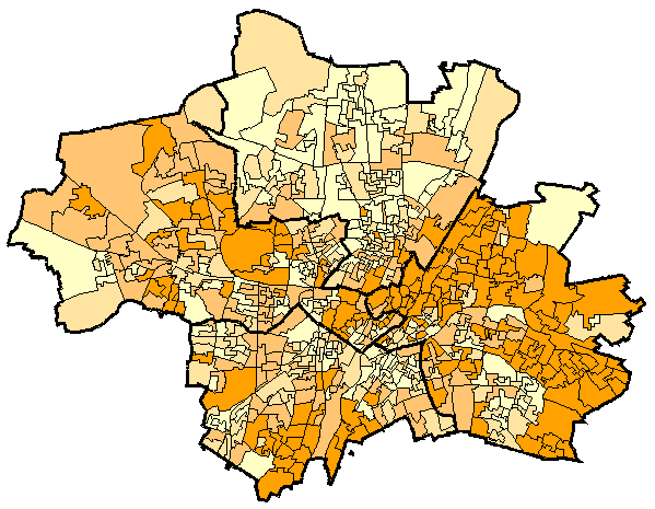 Stadtbezirkskarte