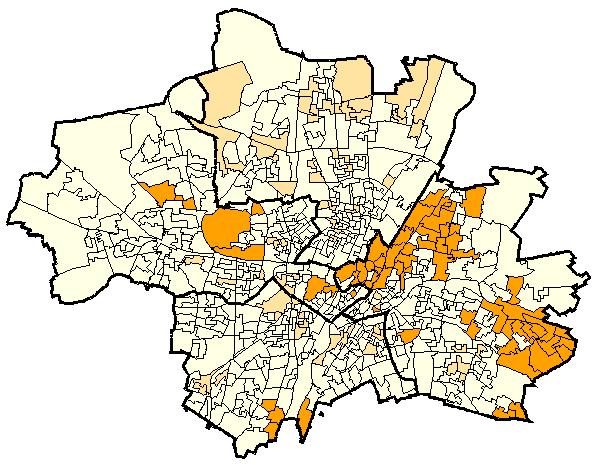 Stadtbezirkskarte