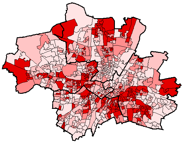 Stadtbezirkskarte