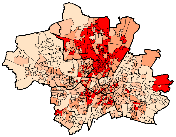 Stadtbezirkskarte