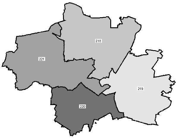 Wahlkreiskarte