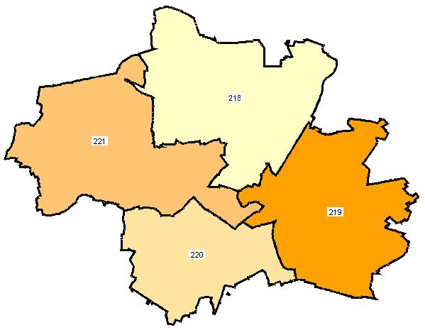 Wahlkreiskarte