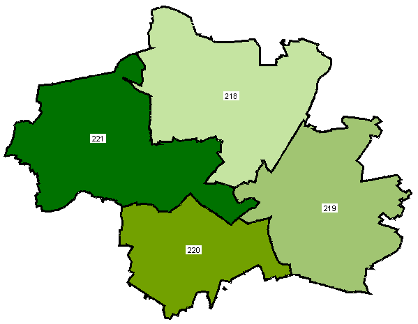 Wahlkreiskarte