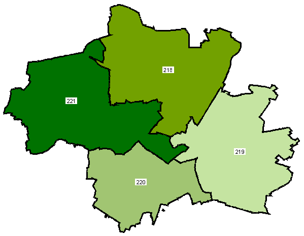Wahlkreiskarte