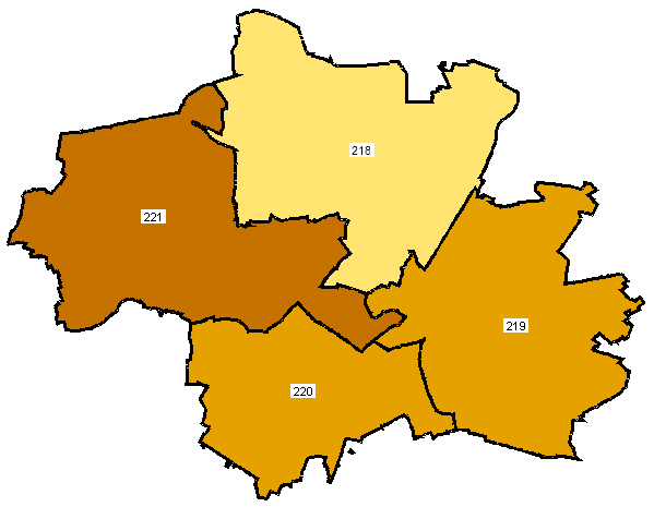Wahlkreiskarte