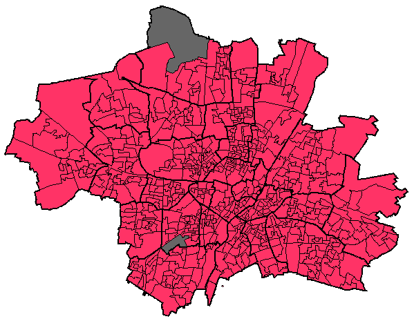 Stadtbezirkskarte