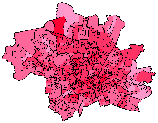 Stadtbezirks Grenzen