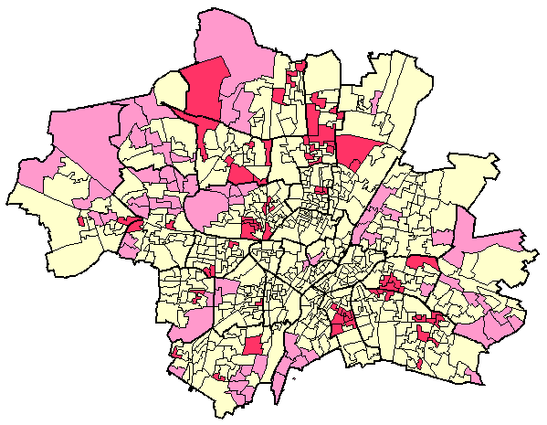 Stadtbezirkskarte