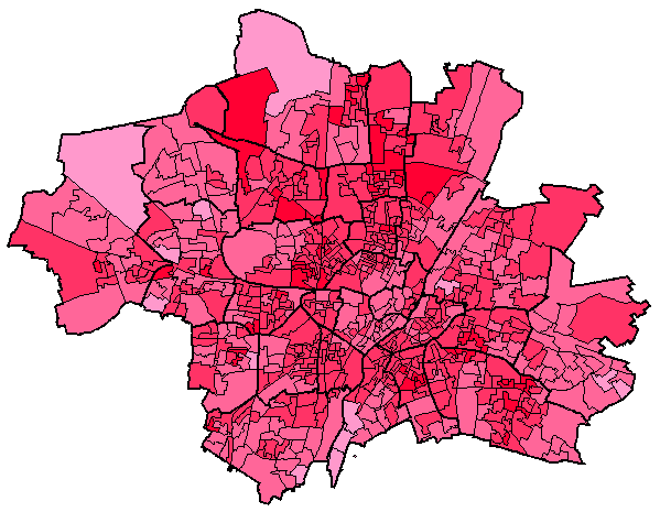 Stadtbezirks Grenzen